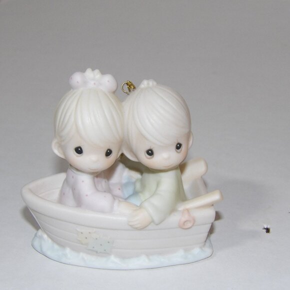 Enesco Other - Precious Moments Friends Never Drift Apart Figurine Ornament 1990 W/ Box
